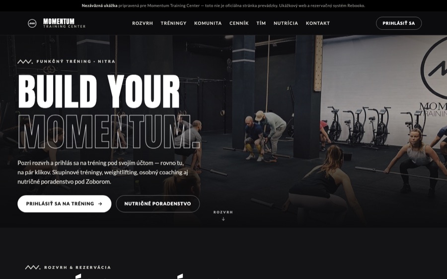 Web Momentum Training Center